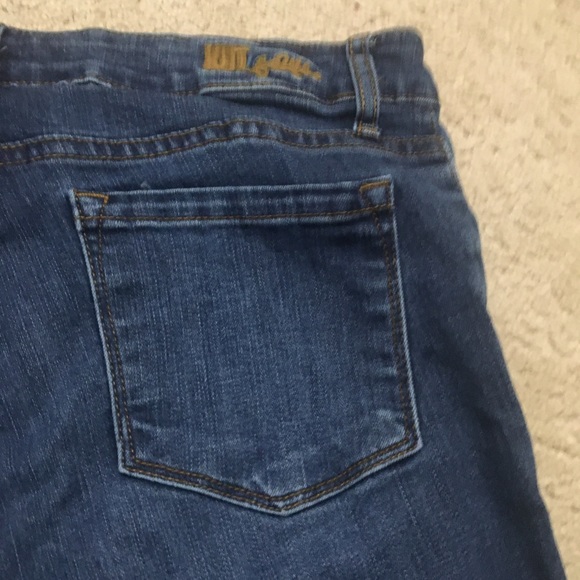 Kut From The Kloth KFTK Boyfriend Jeans Stretch Medium Wash Blue Denim Size 6 - Picture 5 of 11